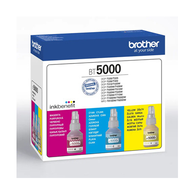 Brother oryginalny ink / tusz BT-5000CLVAL, CMY, 3x5000s