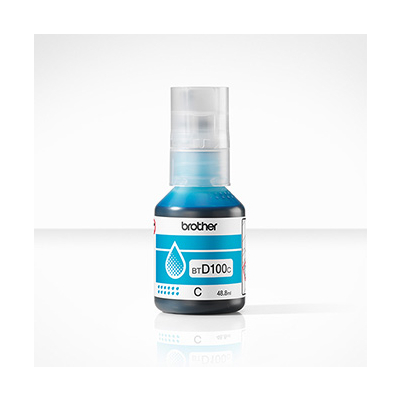 Brother oryginalny ink / tusz BTD100C, cyan, 5000s, 48.8ml