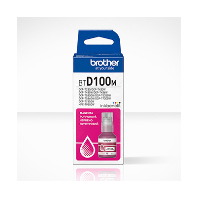 Brother oryginalny ink / tusz BTD100M, magenta, 5000s, 48.8ml