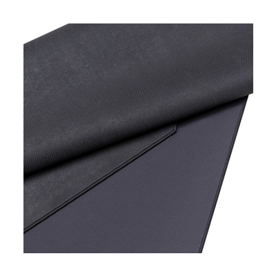 Dla gracza, mata pod fotel, Marvo, GM02, 1100 x 1100 x 2 mm, czarna, antypoślizgowa