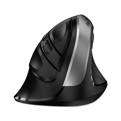 Genius Ergo 8250S Mysz bezprzewodowa, czarno-srebrna, 1600DPI