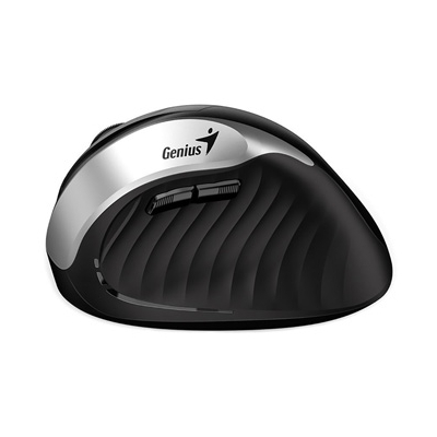 Genius Ergo 8250S Mysz bezprzewodowa, czarno-srebrna, 1600DPI