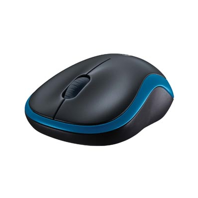 Logitech M185 Mysz bezprzewodowa, niebieska, 1000DPI