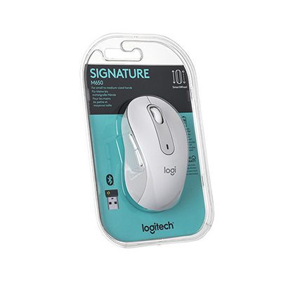 Logitech M650 Mysz bezprzewodowa, biała, 2000DPI