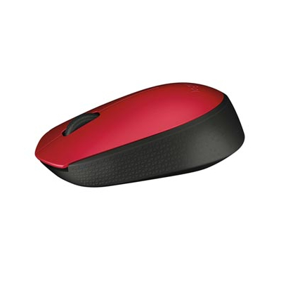 Logitech M171 Mysz bezprzewodowa, czerwona, 1000DPI