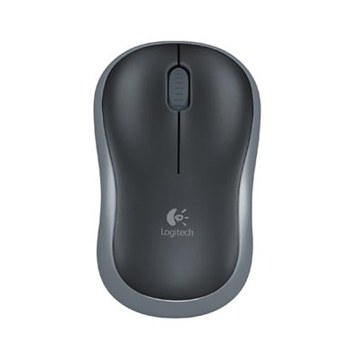Logitech M185 Mysz bezprzewodowa, czarna, 1000DPI