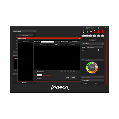 Marvo MONKA GURU Mysz biała, 26000DPI, Tri-Mode