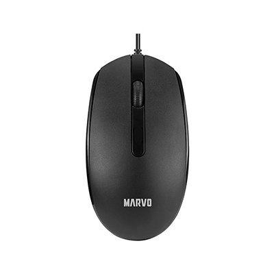 Marvo MS003 Mysz przewodowa, czarna, 1000DPI, EOL