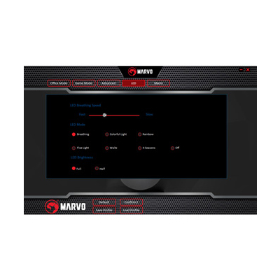 Marvo M519 Mysz przewodowa, czarna, 12000DPI