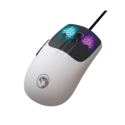 Marvo M727 Mysz przewodowa, biała, 12000DPI