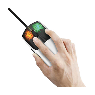 Marvo M727 Mysz przewodowa, biała, 12000DPI