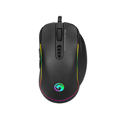 Marvo G942 Mysz przewodowa, czarna, 10000DPI, zdejmowana osłona boczna