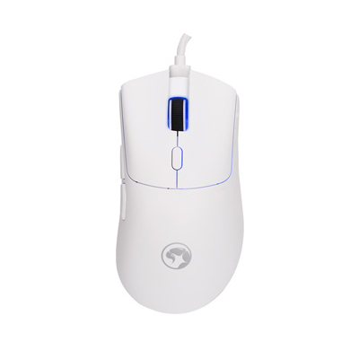 Marvo Niro 40 White Mysz przewodowa, biała, 12000DPI