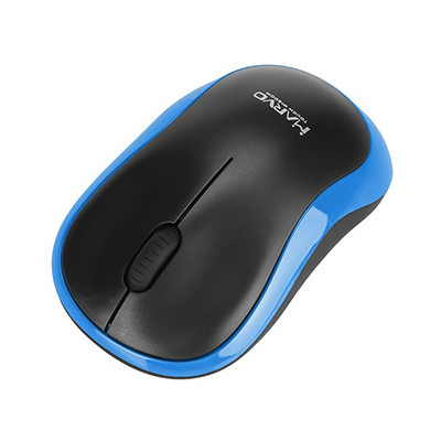 Marvo DWM100BL Mysz bezprzewodowa, czarno-niebieski, 1000DPI