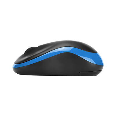 Marvo DWM100BL Mysz bezprzewodowa, czarno-niebieski, 1000DPI