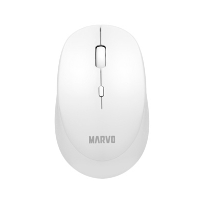 Marvo WM103WH Mysz bezprzewodowa, biała, 1600DPI