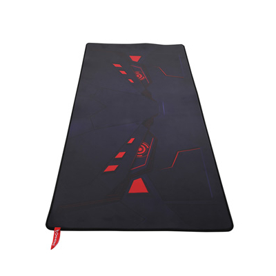 Podkładka pod mysz, MONKA LOOP, do gry, czarno-czerwona, 900 x 400 x 4 mm, Marvo