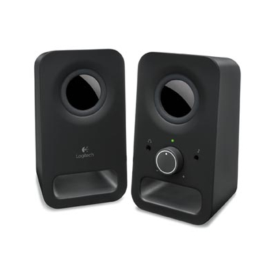 Logitech głośniki Z150, 2.0, 3W, czarne, regulacja głośności, przenośne, 150Hz-20kHz