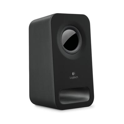 Logitech głośniki Z150, 2.0, 3W, czarne, regulacja głośności, przenośne, 150Hz-20kHz
