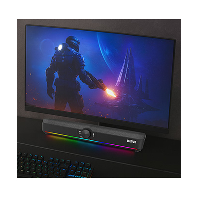 Marvo Soundbar SG-286, 10W, czarny, RGB Rainbow, USB / Bluetooth