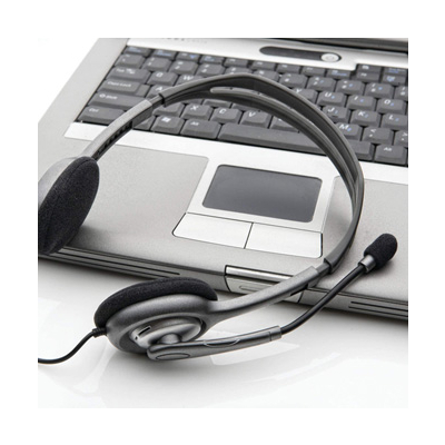 Logitech Stereo H110 słuchawki z mikrofonem, przewodowa, szara