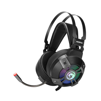 Marvo HG9015G słuchawki z mikrofonem, przewodowa, czarna, 7.1 (virtual), USB