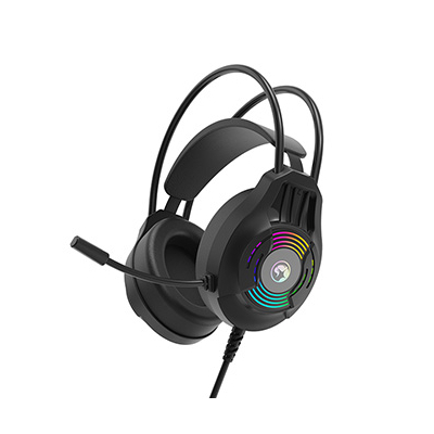 Marvo H8326 słuchawki z mikrofonem, przewodowa, czarna