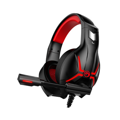 Marvo HG8928 słuchawki z mikrofonem, przewodowa, czarna, podświetlana typ 3.5 mm jack + rozdvojka