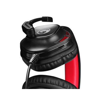 Marvo HG8929 słuchawki z mikrofonem, przewodowa, czarna, podświetlona, 3.5 mm jack + rozdvojka + USB