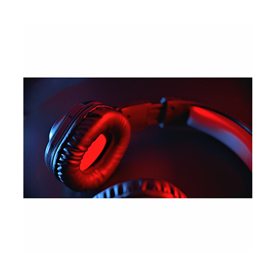 Marvo HG8929 słuchawki z mikrofonem, przewodowa, czarna, podświetlona, 3.5 mm jack + rozdvojka + USB