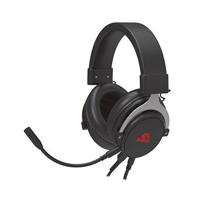 Marvo HG9052 słuchawki z mikrofonem, przewodowa, czarna, 7.1 (wirtualne), podświetlane na czerwono, 7.1 (virtual) typ USB