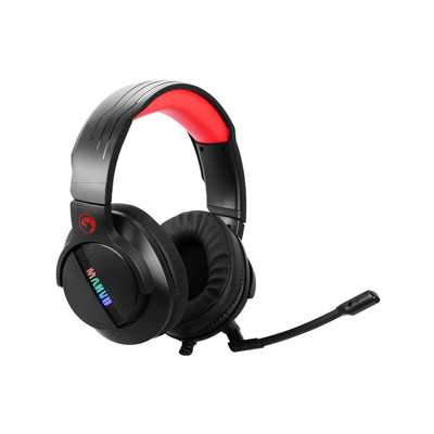 Marvo HG9065 słuchawki z mikrofonem, przewodowa, czarna, 7.1 (virtual), do gry