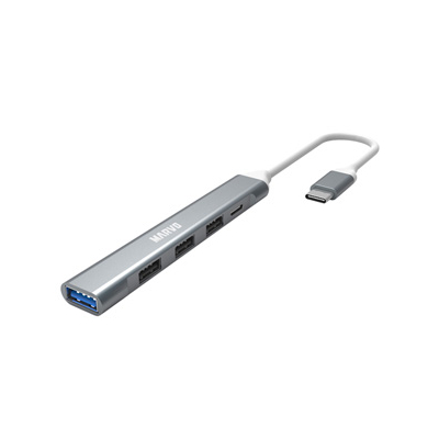 USB (3.0) hub 5-port, UH008, metalowy, Marvo