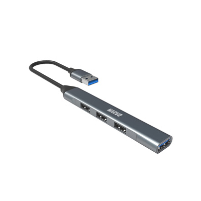 USB (3.0) hub 4-port, UH-ATC01, metalowy, Marvo