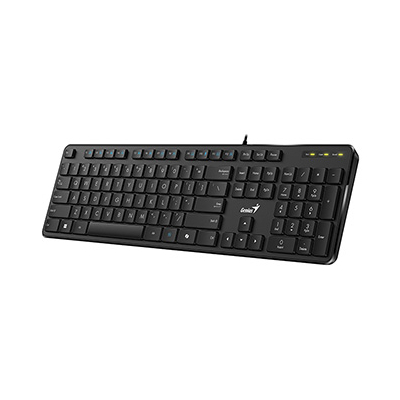 Genius Slimstar M200 Copilot klawiatura przewodowa (USB) CZ/SK, czarna