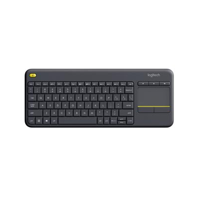 Logitech K400 Plus klawiatura bezprzewodowa US, czarna