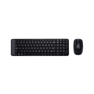 Logitech MK220 zestaw klawiatura US, z myszą optyczną bezprzewodową, 2.4 [Ghz]
