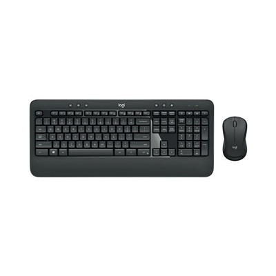 Logitech MK540 zestaw klawiatura bezprzewodowa US, czarna z myszą optyczną bezprzewodową, AA, multimedialny, odbiornik nano z tech