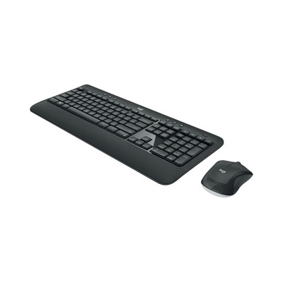 Logitech MK540 zestaw klawiatura bezprzewodowa US, czarna z myszą optyczną bezprzewodową, AA, multimedialny, odbiornik nano z tech