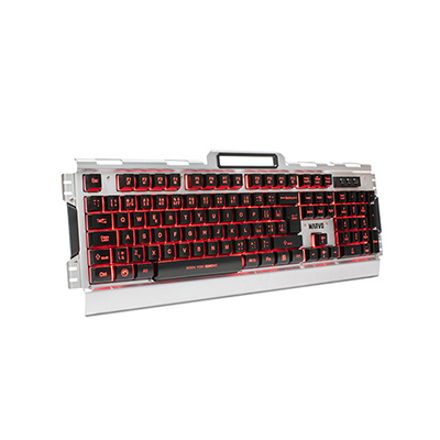 Marvo CM303 zestaw klawiatura przewodowa (USB) US, czarno-srebrna + mysz i słuchawki dla graczy, do gry, membranowa rodzaj podświe