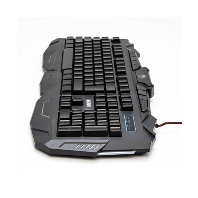 Marvo KM400 zestaw klawiatura przewodowa (USB) CZ/SK, czarna + mysz i podkładka dla graczy, do gry, membranowa rodzaj podświetlona