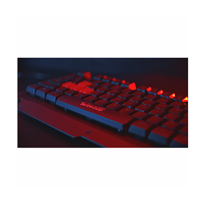 Marvo KW509 klawiatura bezprzewodowa CZ/SK, czarna z optyczną myszką, zestaw gamingowy, membranowa rodzaj