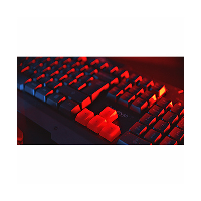 Marvo KW509 klawiatura bezprzewodowa CZ/SK, czarna z optyczną myszką, zestaw gamingowy, membranowa rodzaj