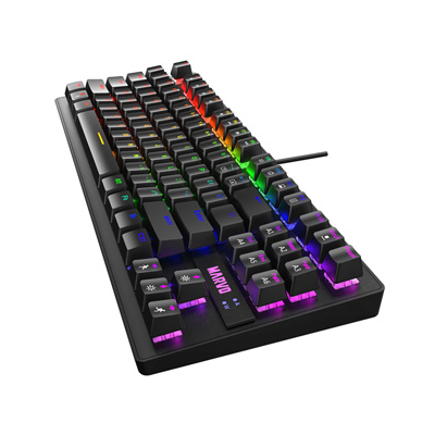 Marvo KG901 klawiatura przewodowa (USB) CZ/SK, czarna mechaniczna