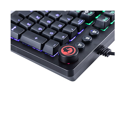 Marvo KG917 klawiatura przewodowa (USB) US, czarna mechaniczna