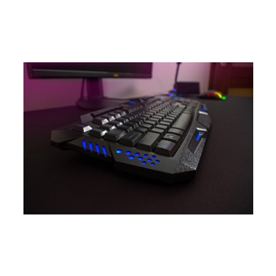 Marvo K636 klawiatura przewodowa (USB) US, czarna