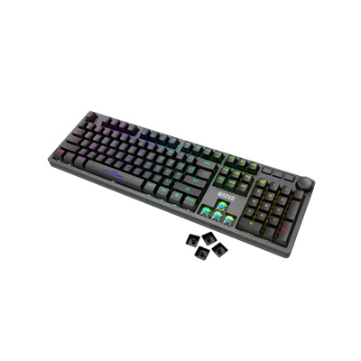 Marvo KG954 EN klawiatura przewodowa (USB) US, czarna mechaniczna