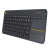 Logitech K400 Plus klawiatura bezprzewodowa US, czarna