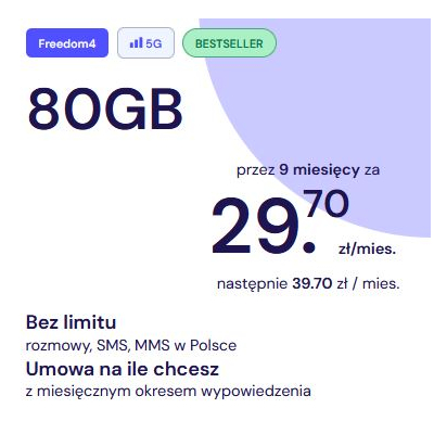 Promocja Freedom5