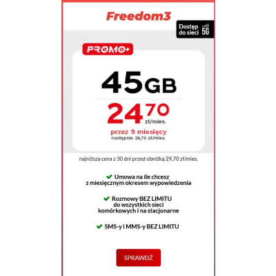 Promocja Freedom3